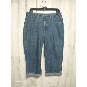 Lee Women's Classic Blue Cropped Jeans